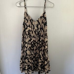 Printed mini dress
